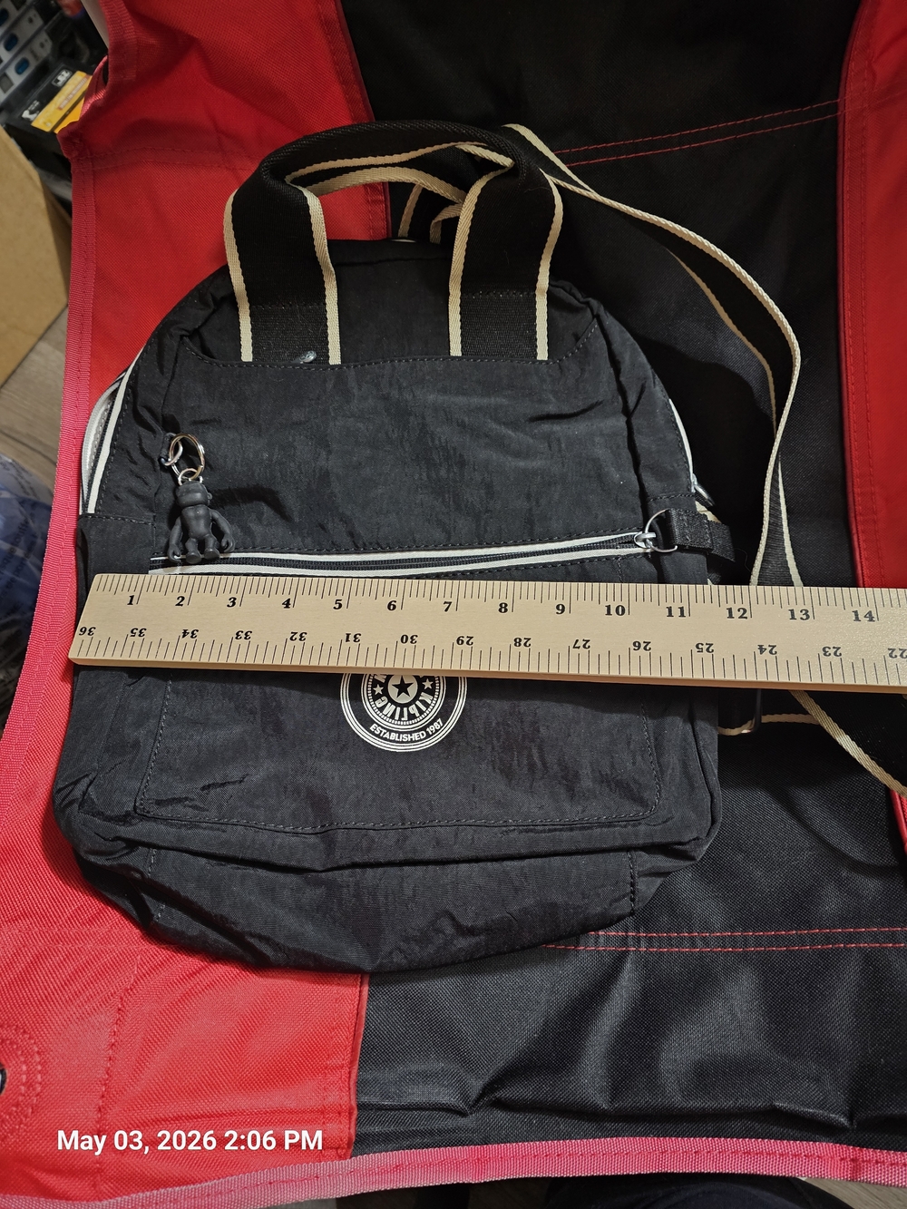 Kipling Canvas Backpack